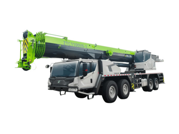 Zoomlion ZTC1100V653, 110 ton hydraulic truck crane with 58.5m main boom