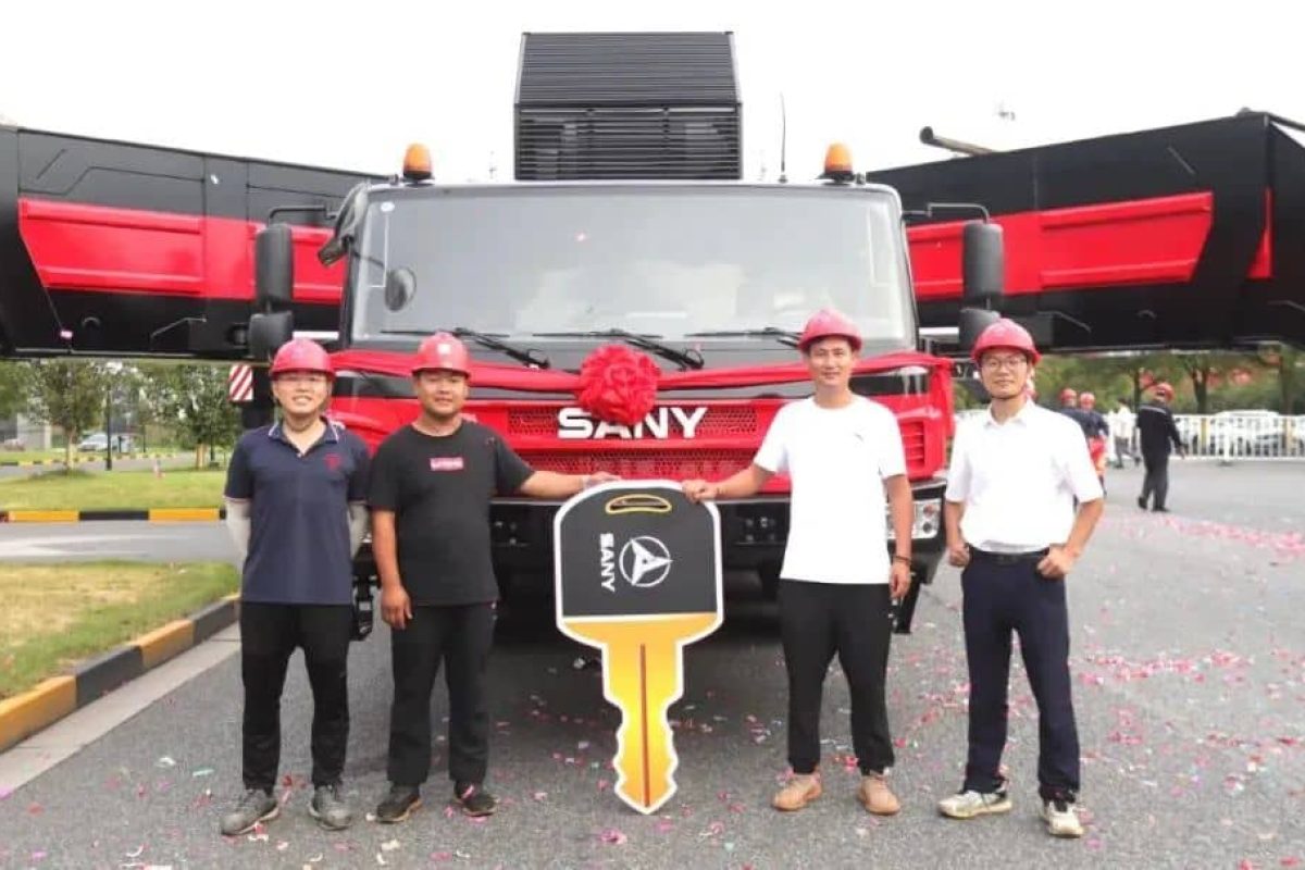 first sany scl10000 delivered 5