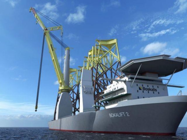 view of bokalift 2 with huisman crane