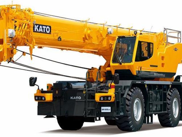 Kato new SR500LX rough terrain crane.