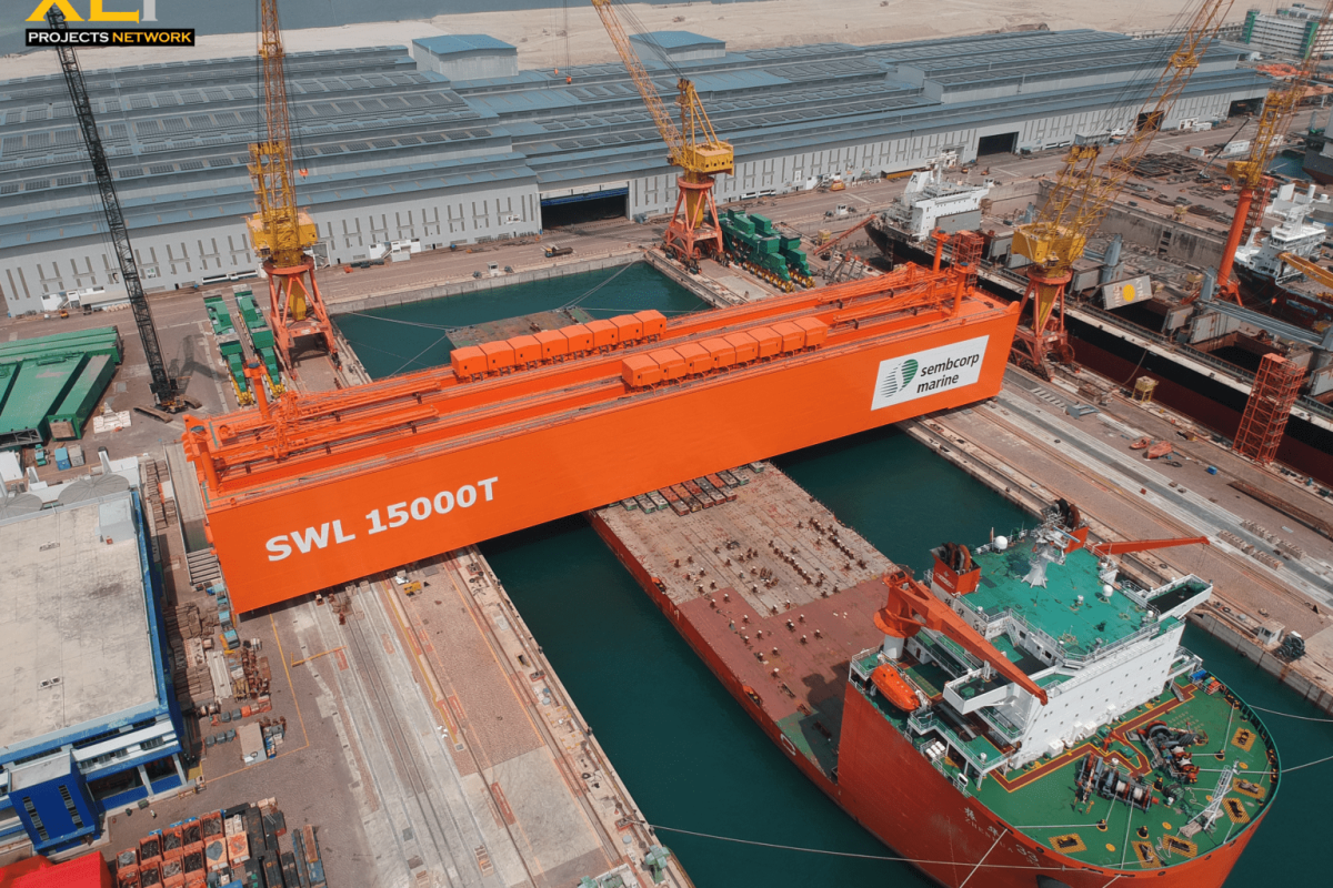 knt cargo handles sembcorp goliath crane 1