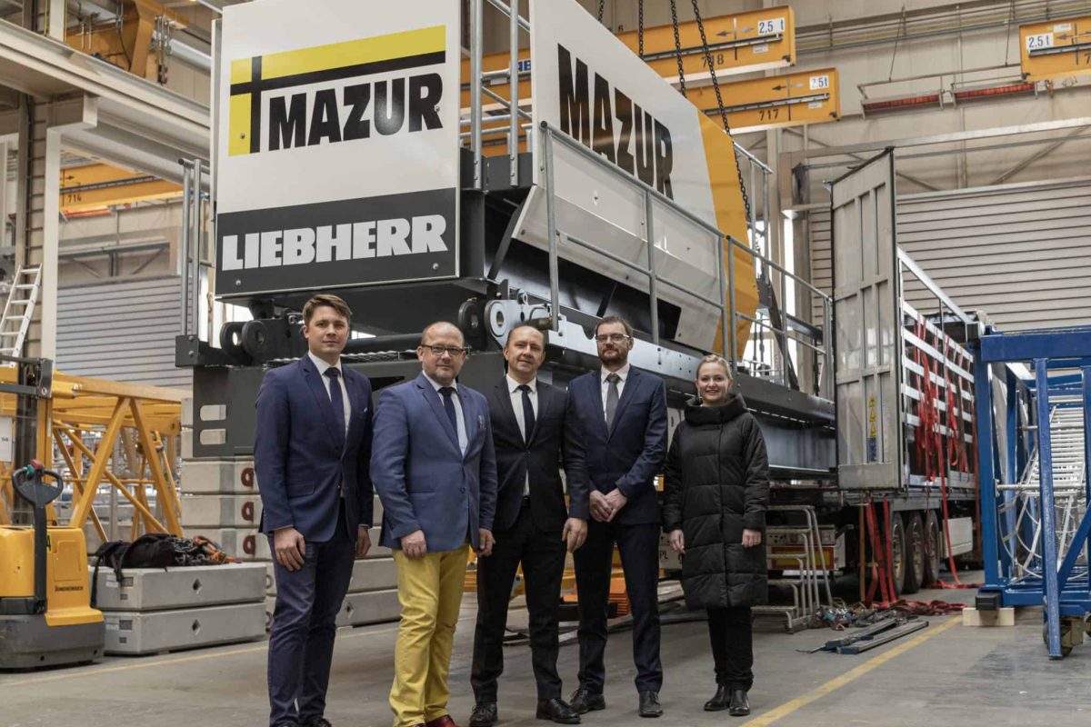 Liebherr First Fibre Towre Crane Poland