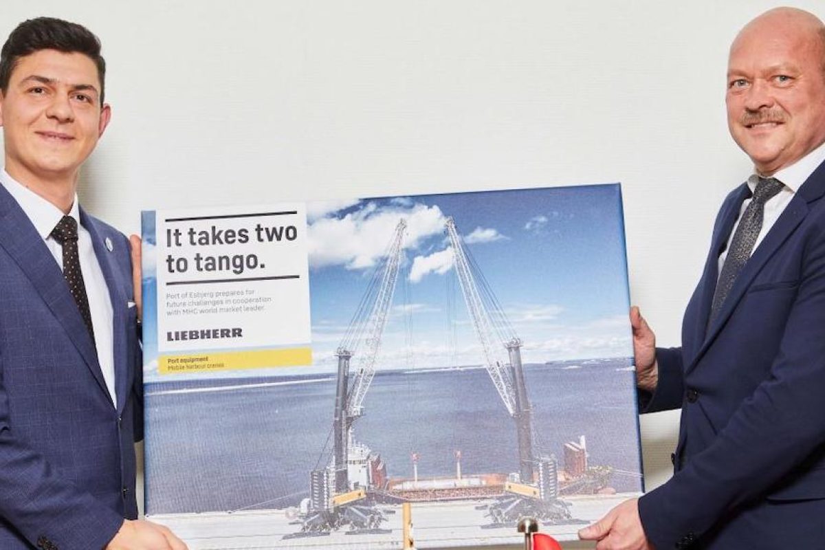 liebherr lhm 800 port esbjerg 1