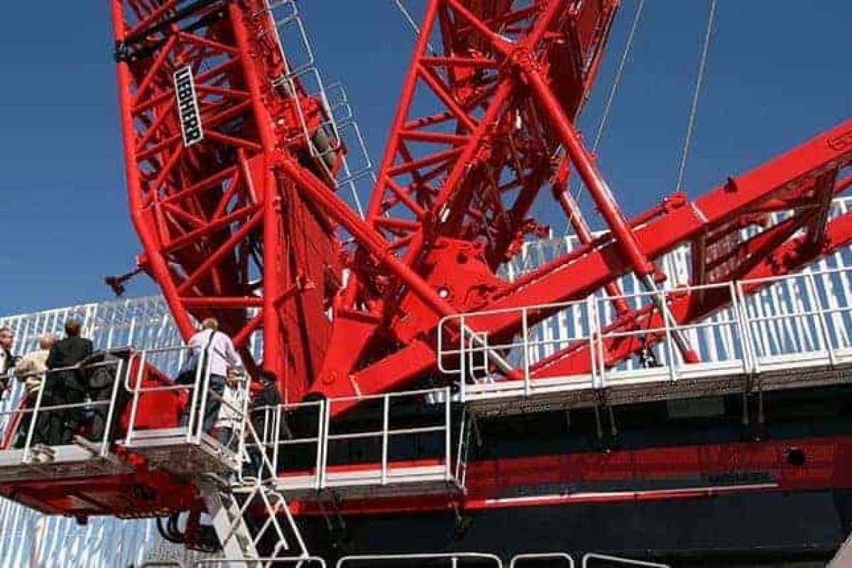 Liebherr LR11000 being displayed at Bauma 2013