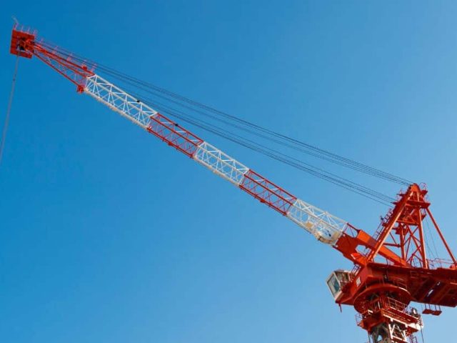 luffing jib crane types uses