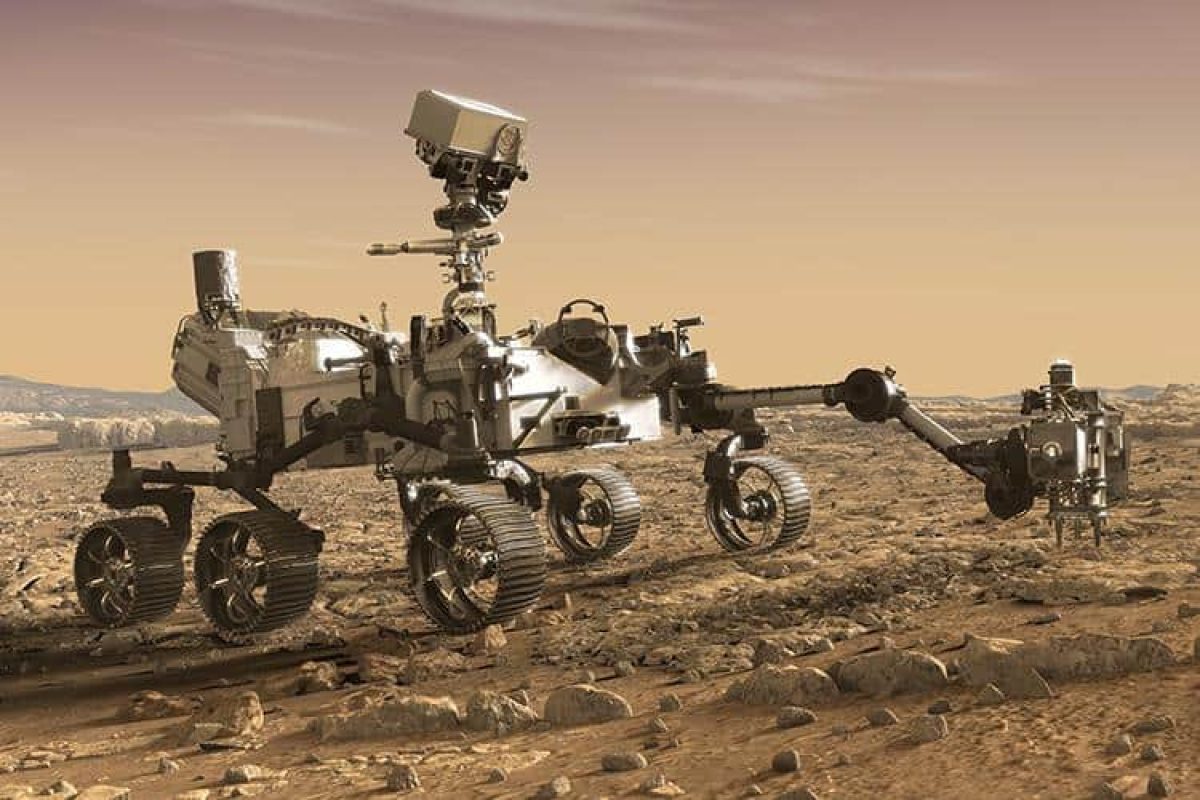 Concept image: NASA’s Mars 2020 rover robot concept artwork