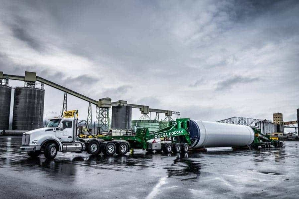 Omega Morgan Completes Wind Turbine Move