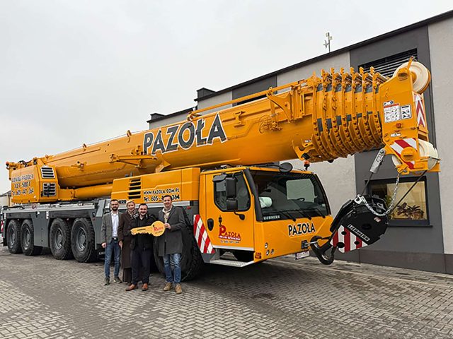 pazola expands fleet liebherr ltm 1300 6 3