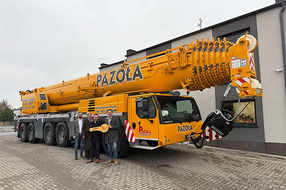 pazola expands fleet liebherr ltm 1300 6 3
