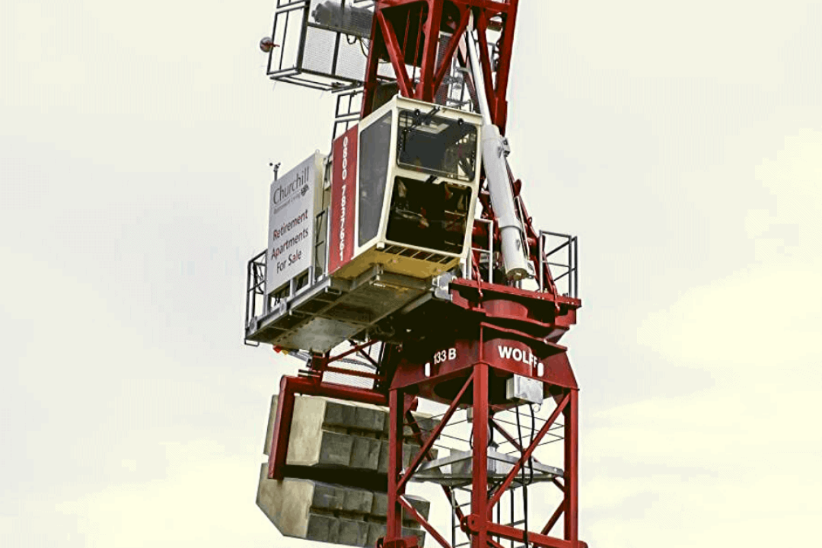 Pimg Wolffkran 133.8b Luffing Jib Crane