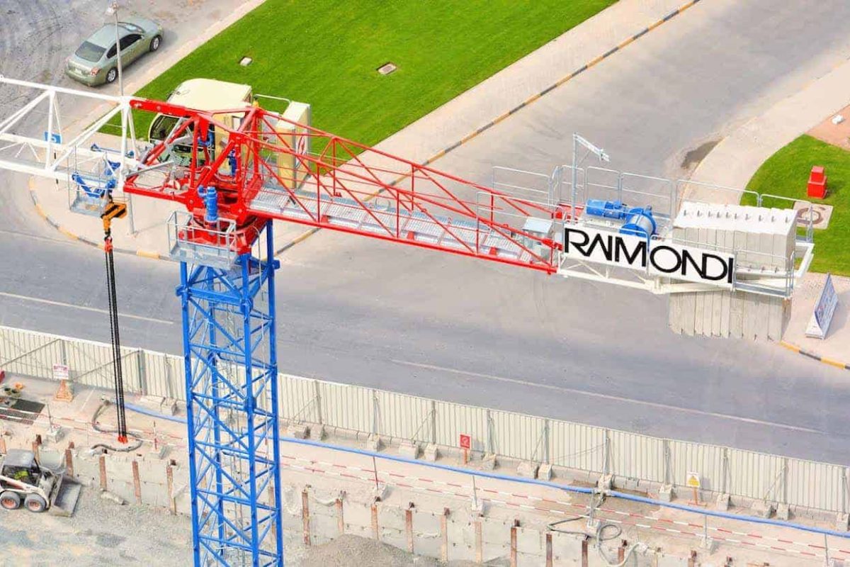 Raimondi Cranes MRT152 working in UAE