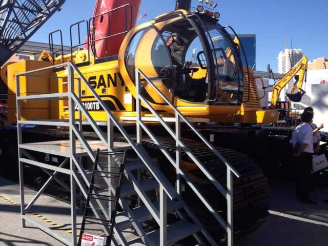 Sany SCC8100TB at CONEXPO 2014