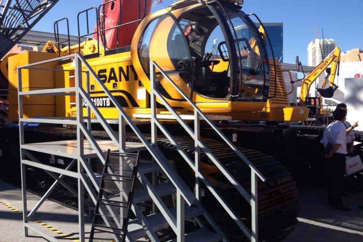 Sany SCC8100TB at CONEXPO 2014