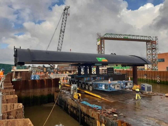 Sarens On The Boston Barrier