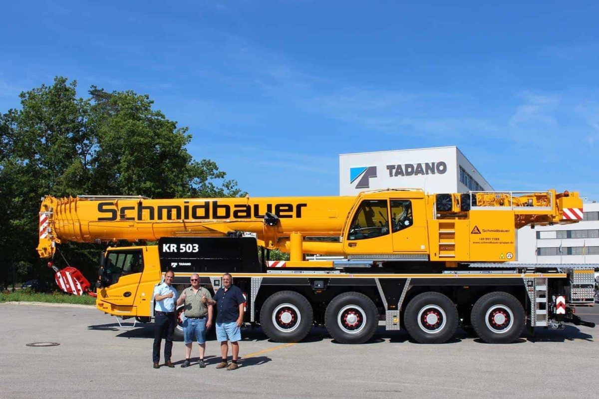 Schmidbauer taking over the ATF130G-5 from Tadano