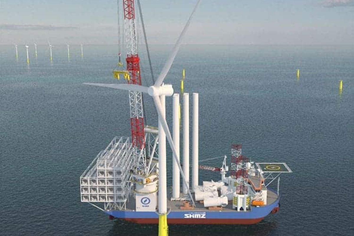 Image of Self-Propelled SEP vessel to be constructed (attaching blades)
