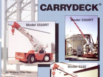 Shuttlelift 5540 / 5550RT / 5560RT Carry Deck Crane
