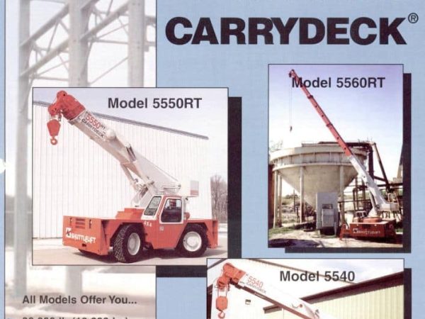Shuttlelift 5540 / 5550RT / 5560RT Carry Deck Crane