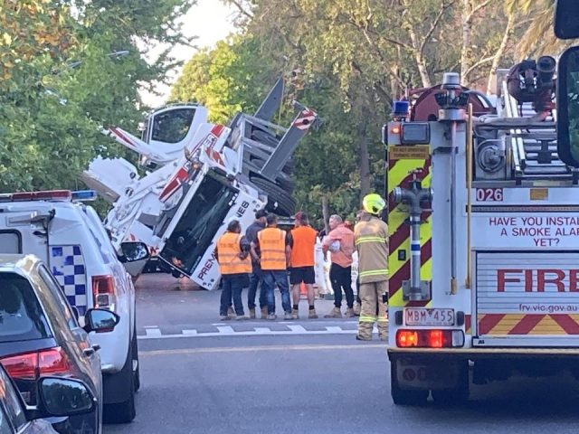 south yara melbourne crane accident