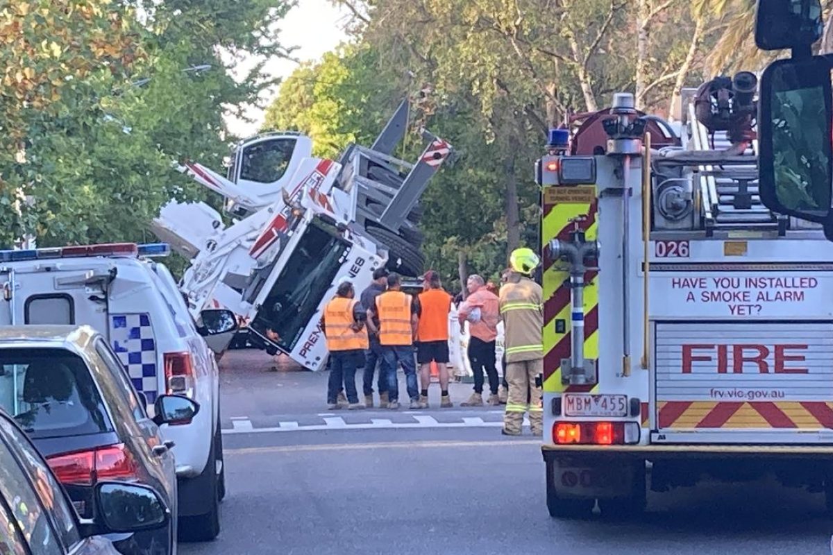 south yara melbourne crane accident