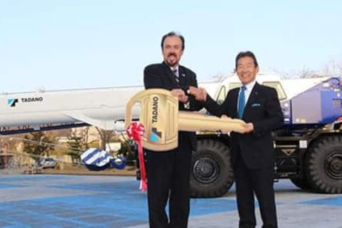 Tadano Donate 3rd Crane To Chile