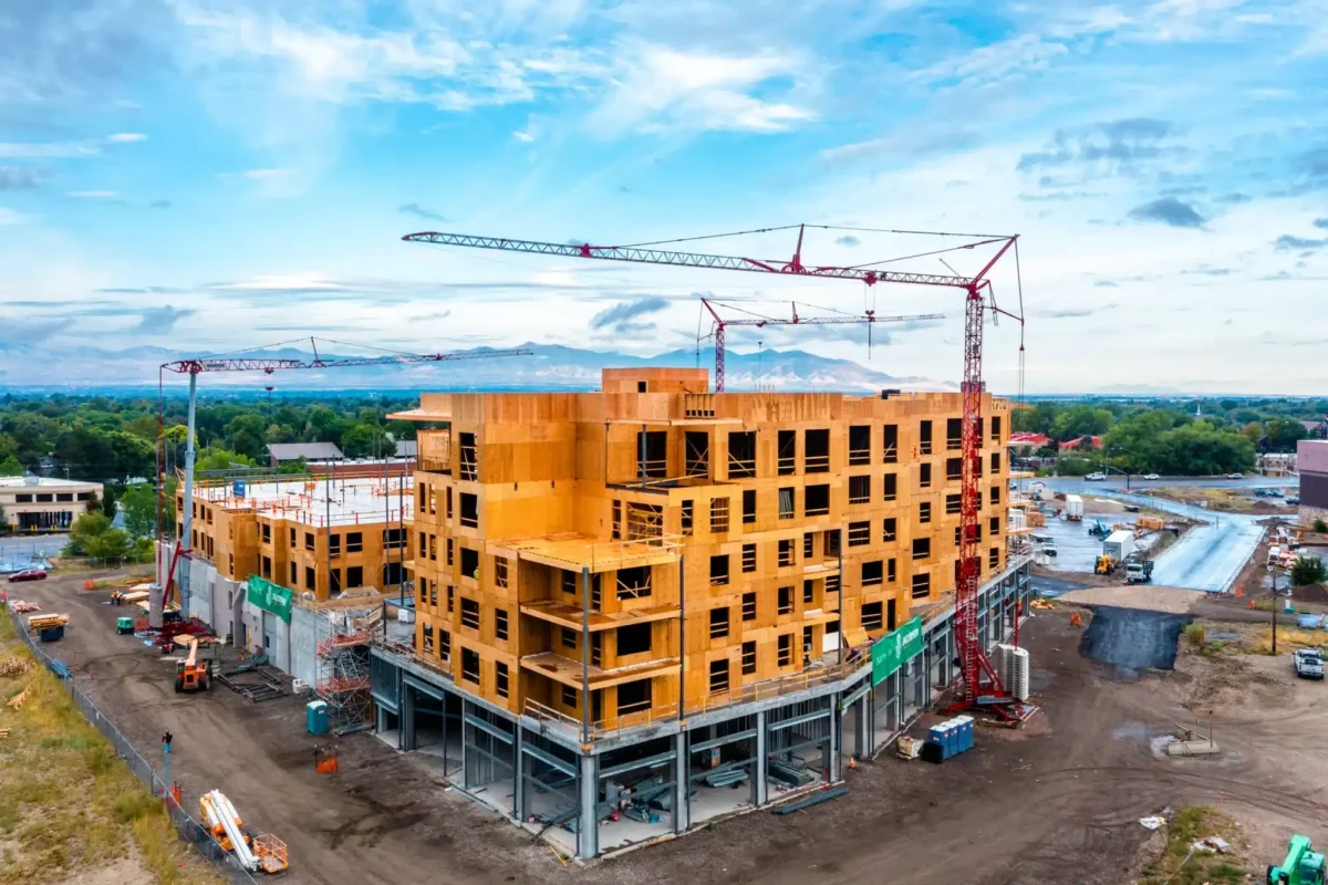 utah framing job using potain 1