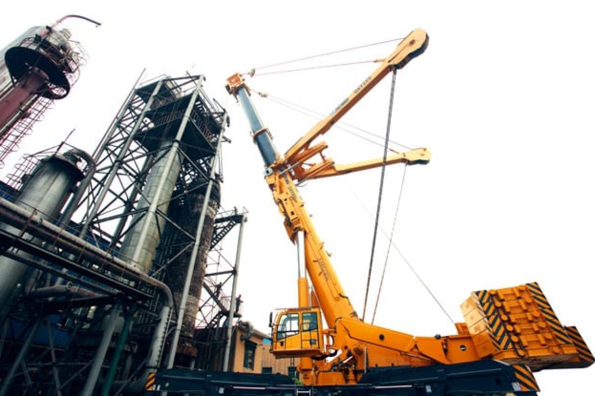 xcmg qay800 in chemical plant