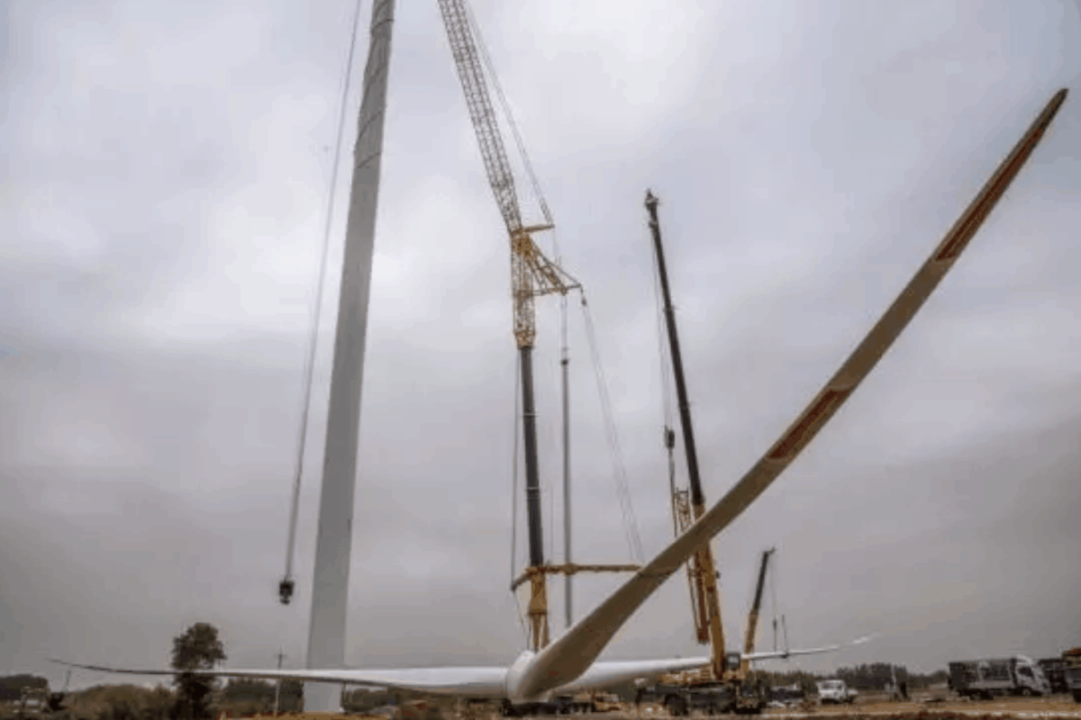 xcmg xca1600 lifting wind turbines components