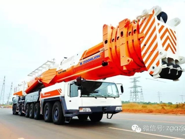 zoomlion qay800 allterraincrane